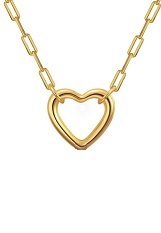 superb little yellow gold modern love teens necklace